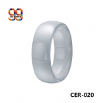 Simple hot white ceramic ring